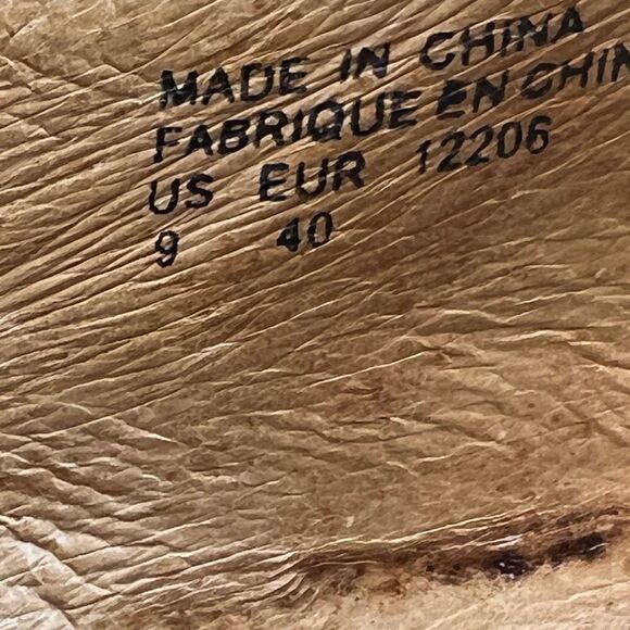 Taos Women's Slip-On Samba Leather Mary Jane Heeled Shoes Light Brown Size 9 - Picture 10 of 10